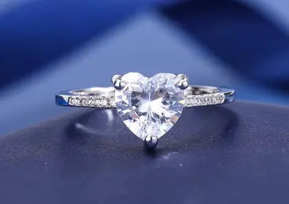 Diamond Heart Ring