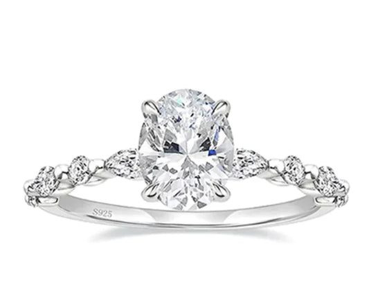 Oval Diamond Ring