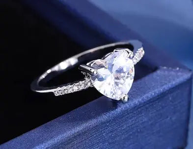 Diamond Heart Ring