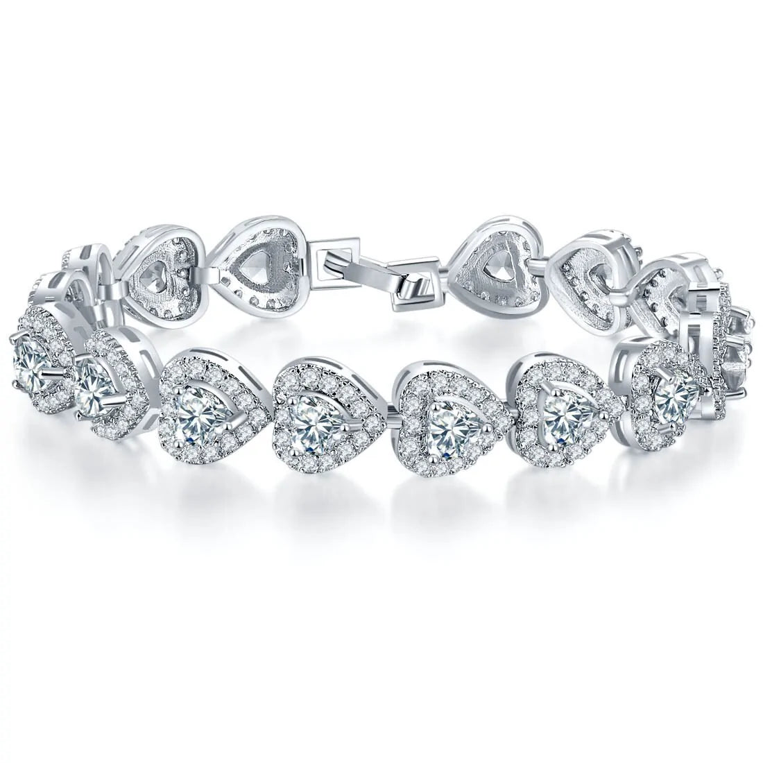 Silver Heart Bracelet